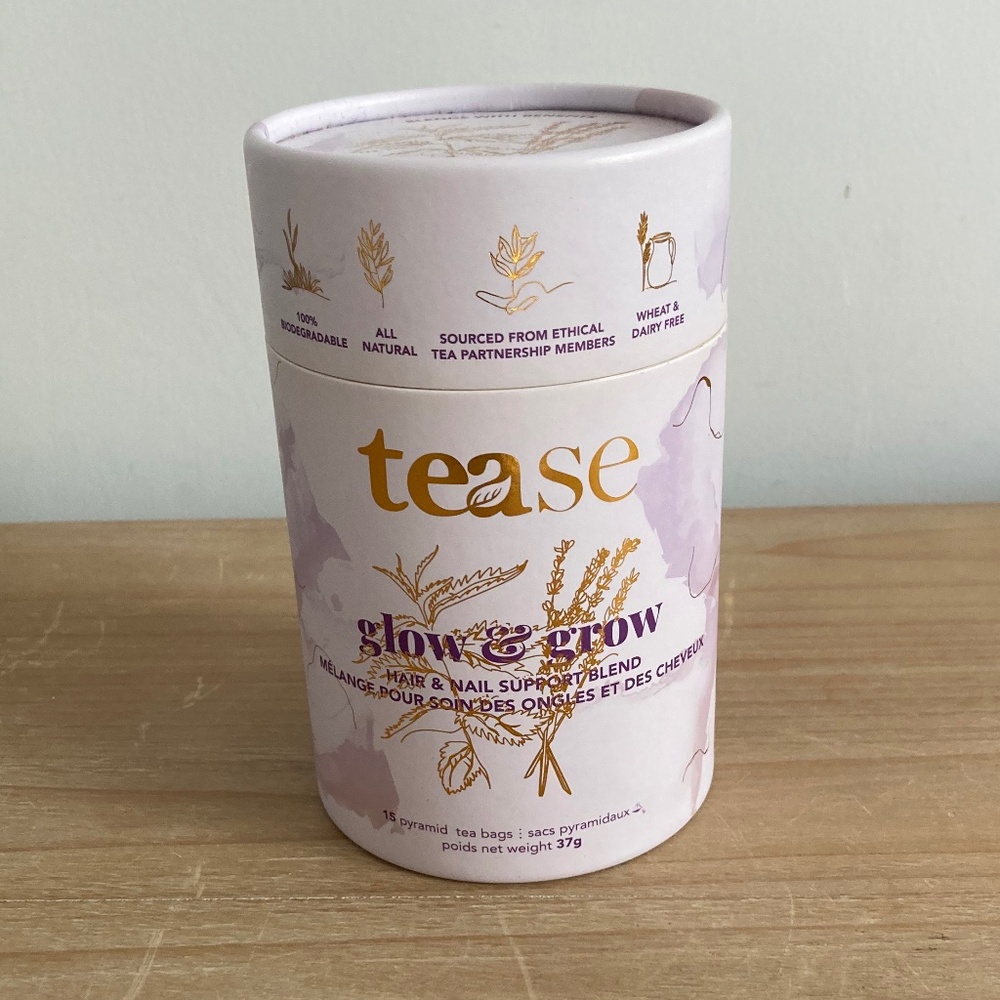 NEW / Sealed, Tease glow & grow hair & nail support blend 15 tea bags